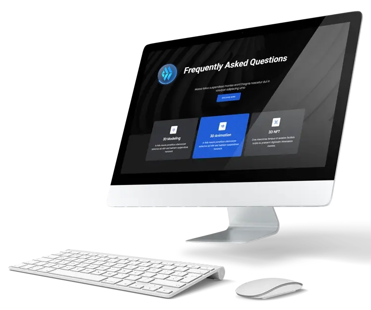 Metrum frequently asked questions shown on a desktop computer